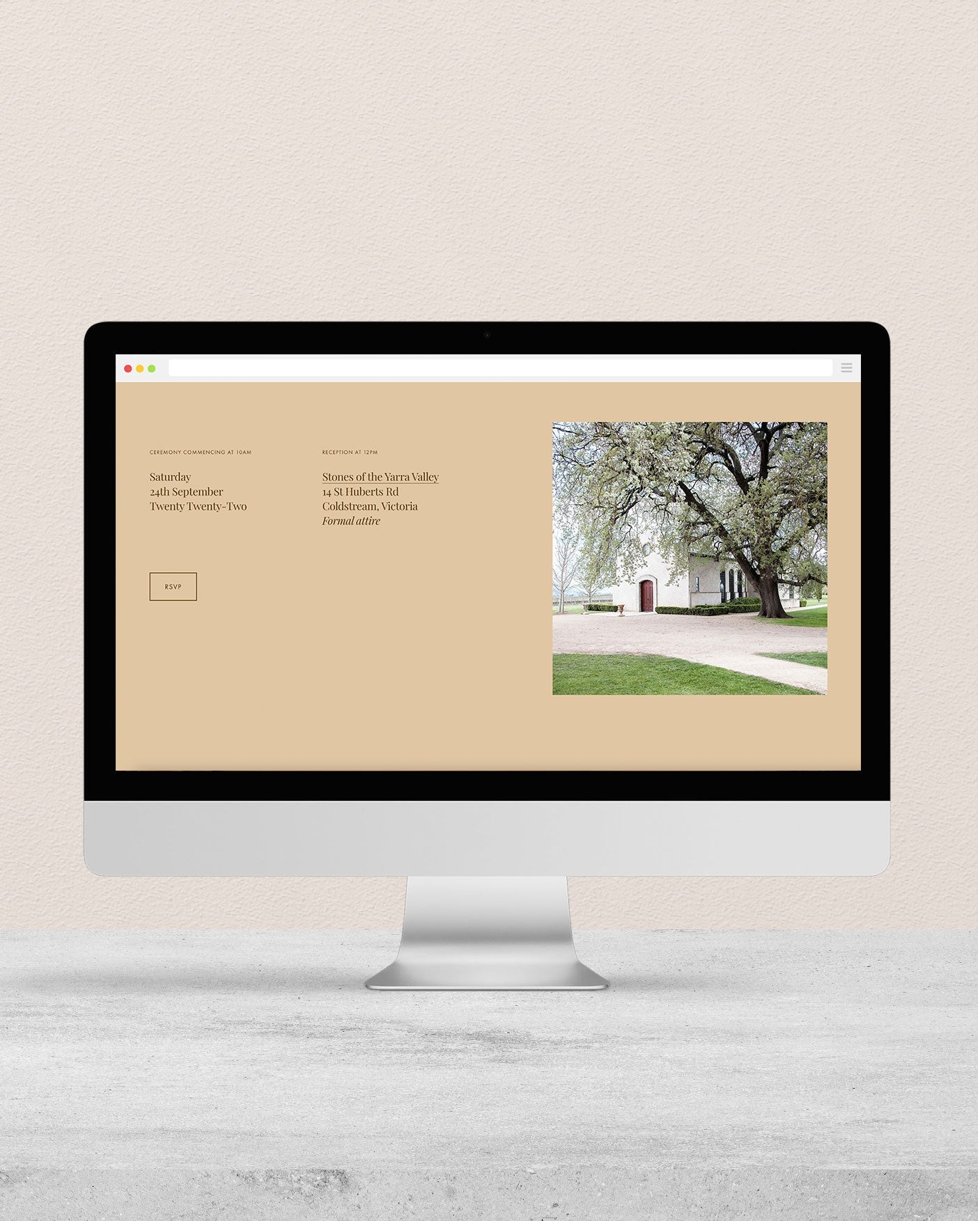 Bask Wedding Website - Multi Page