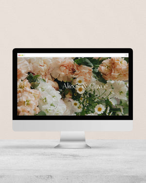 Bask Wedding Website - Single Page