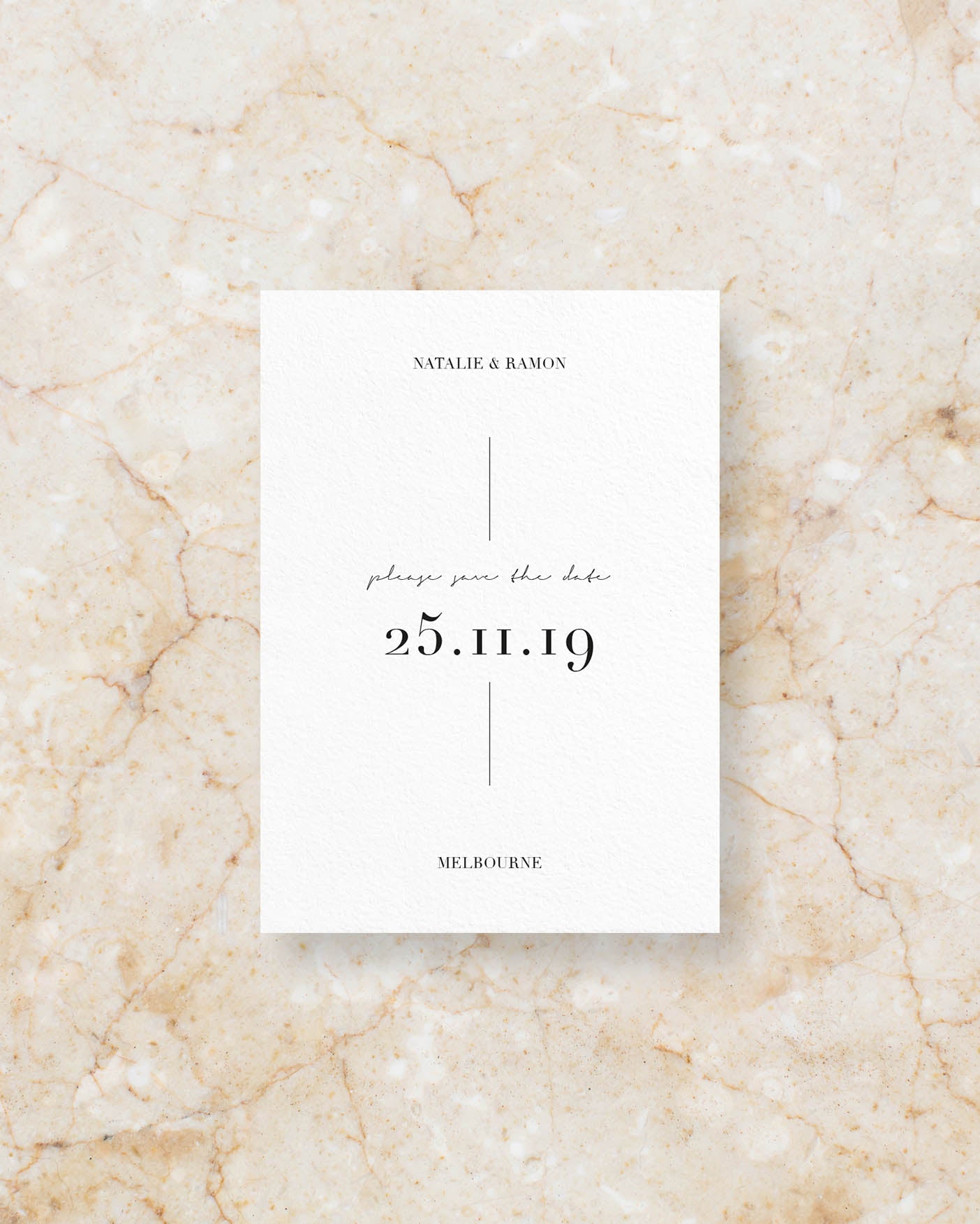 Bodoni save the date