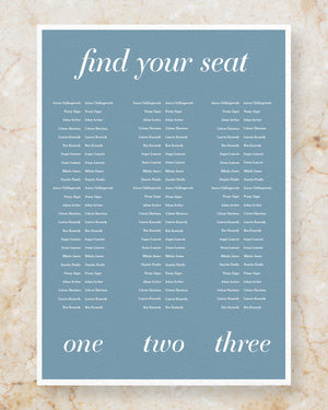 Capri seating chart