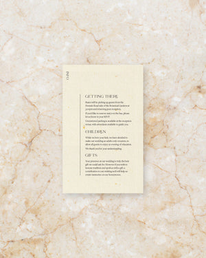 Conscious details card