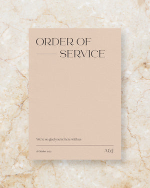 Conscious order of service