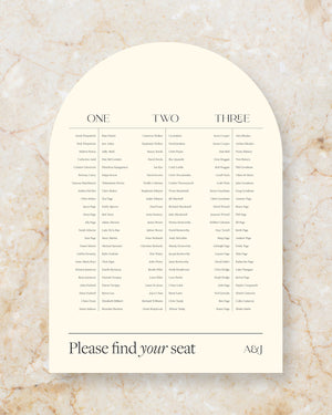 Conscious seating chart