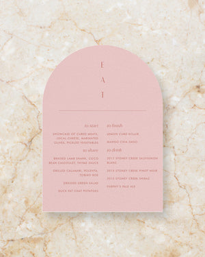 Halcyon menu