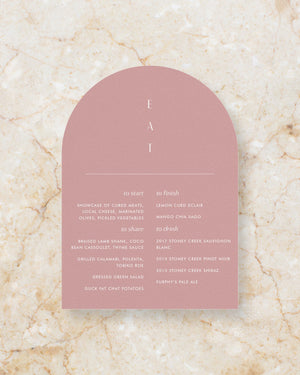 Halcyon menu