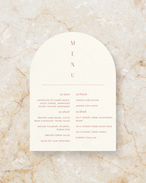 Halcyon menu